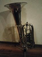 Miraphone vier ventielen rotor verzilverd, Ophalen, Zo goed als nieuw, Koperblazer, Met koffer of draagtas