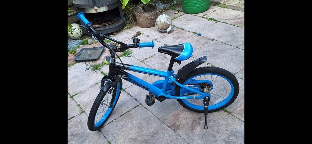 Cross BMX Kinderfiets Blauw, Ophalen, Zo goed als nieuw, 16 tot 20 inch, Cross