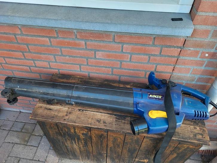 Bladblazer zonder zak, Tuin en Terras, Bladblazers, Gebruikt, Handgedragen, Elektrisch, Met neuswiel, Ophalen
