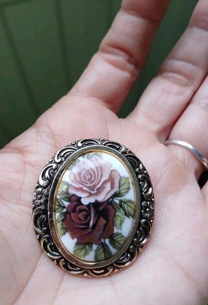 Vintage sjaalclip/sjaalbroche/Sjaalklem, Sieraden, Tassen en Uiterlijk, Broches, Ophalen of Verzenden, Overige materialen