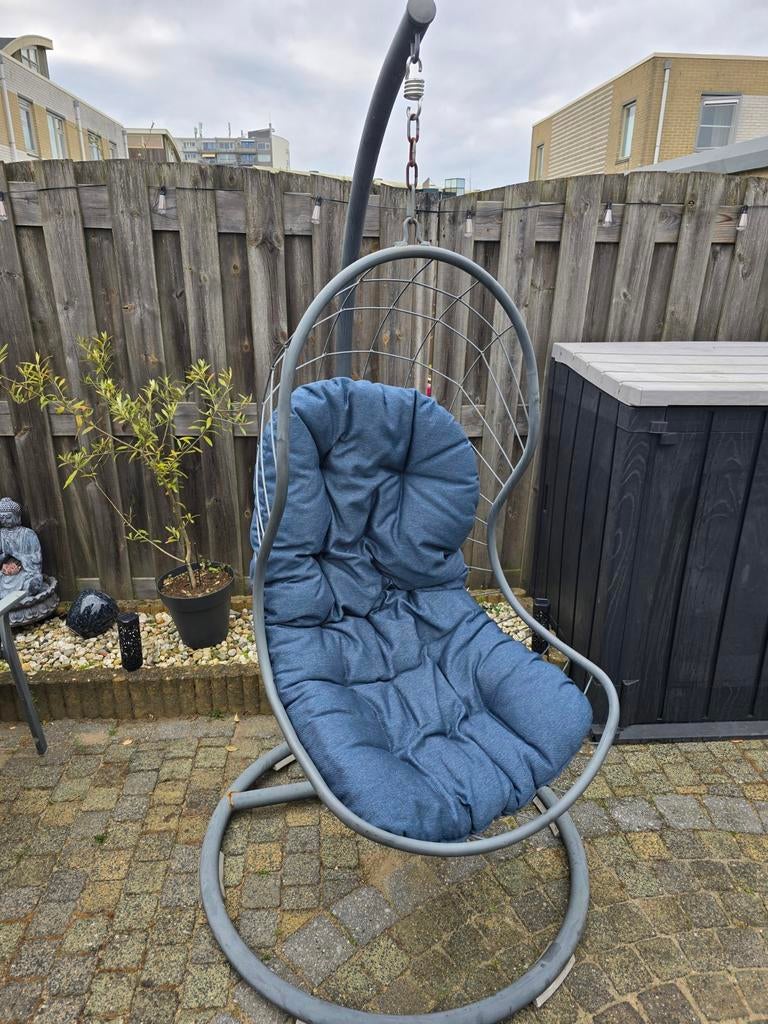 Hangstoel met kussen, Tuin en Terras, Tuinstoelen, Ophalen