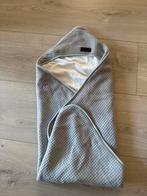 Bamboom omslagdoek met capuchon - zachtblauw, Kinderen en Baby's, Ophalen of Verzenden, Zo goed als nieuw, 70 tot 85 cm, Deken