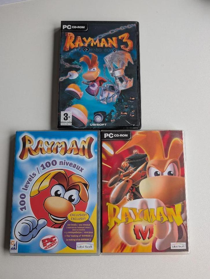 Rayman bundle / lot Rayman 3 , M, Spelcomputers en Games, Games | Pc, Zo goed als nieuw, Avontuur en Actie, 1 speler, Vanaf 3 jaar