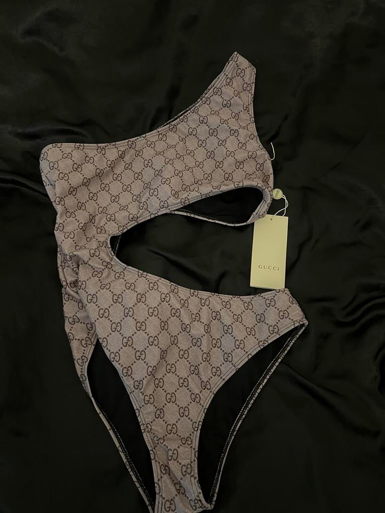 Gucci badpak/body met cut-outs, Ophalen of Verzenden, Nieuw, Overige kleuren, Badpak
