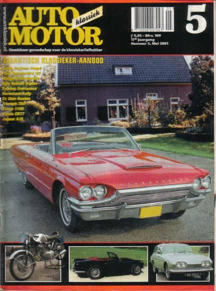 AMK 5 2001 : Triumph TR4 - Simca 1100 - Jaguar XJS - Ford, Boeken, Auto's | Folders en Tijdschriften, Gelezen, Algemeen, Ophalen of Verzenden