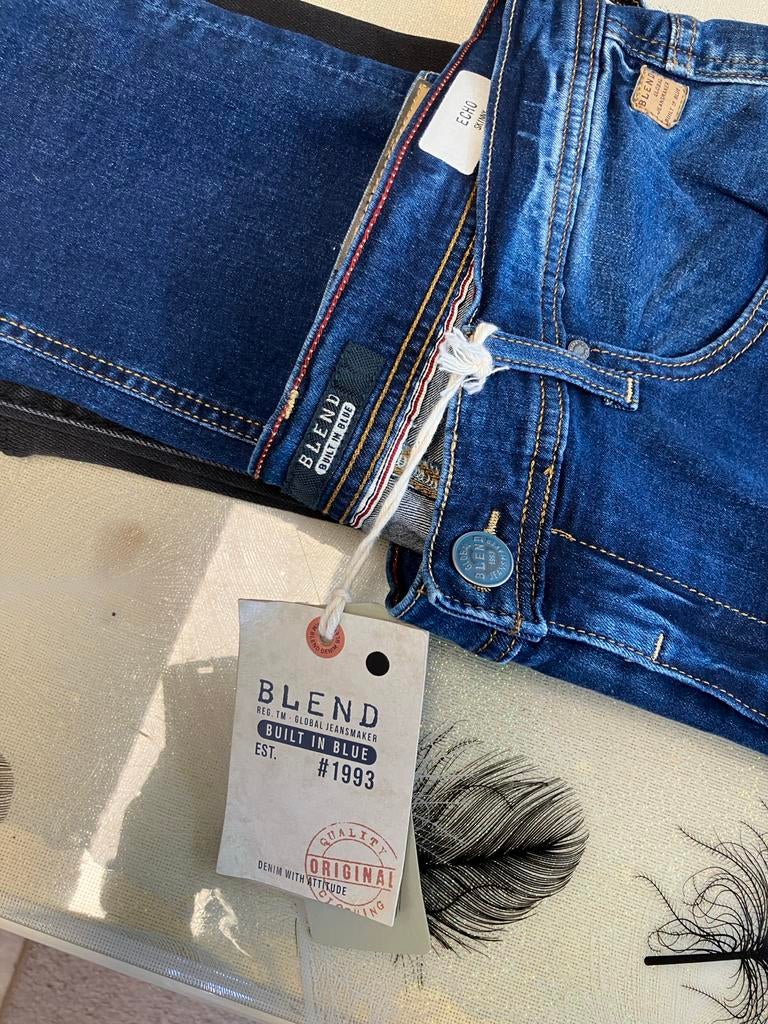 Nieuwe Blend Jeans - Maat W36/L30, Ophalen, Nieuw, Blauw, W36 - W38 (confectie 52/54)
