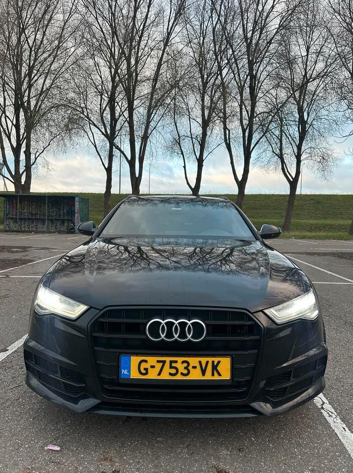 Audi A6 1.8 Tfsi Ultra AV S-tr 140KW 2017 Zwart, Alcantara, Zwart, Stationwagon, Particulier