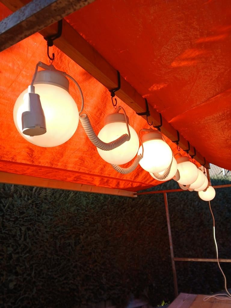 Parasol/partytent/marktkraam verlichting, Ophalen, Kunststof, Minder dan 50 watt, Overige typen