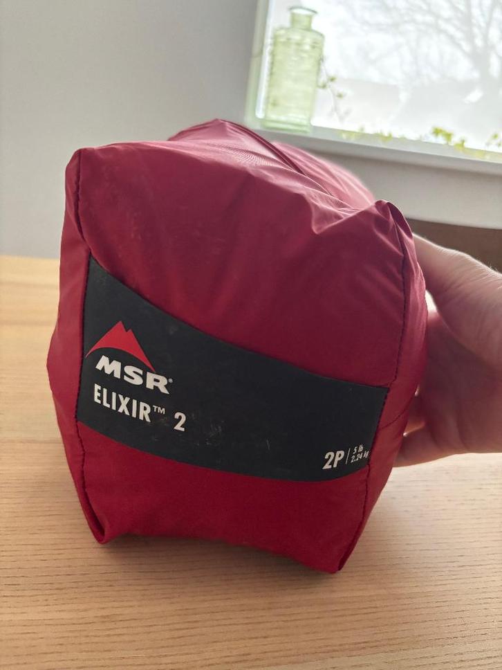 MSR Elixir 2p, Caravans en Kamperen, Tenten, tot en met 2, Zo goed als nieuw, Ophalen