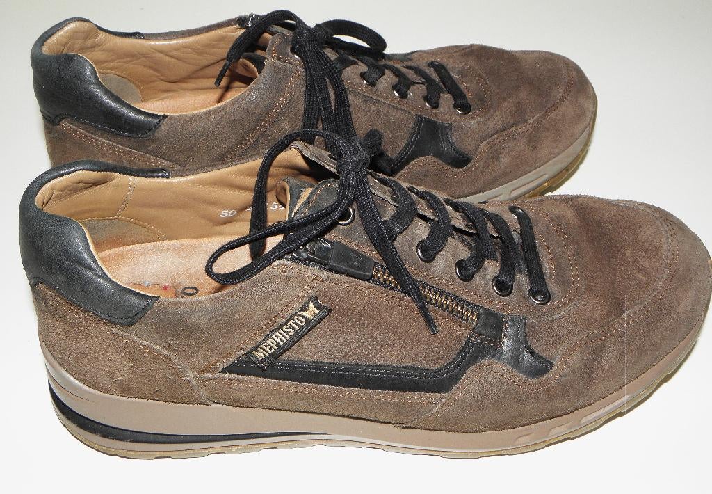 Bruine Mephisto City Hiker Sneakers maat 8½ of 42½, Mephisto, Bruin, Ophalen of Verzenden, Sneakers of Gympen