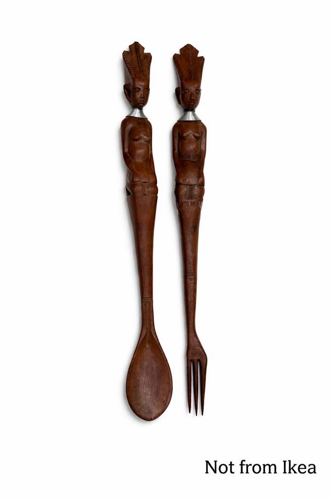 Handgesneden houten lepels set – etnisch / vintage decoratie, Ophalen