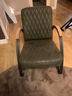 2 Industriële stoelen groen, Ophalen of Verzenden, Zo goed als nieuw, 75 tot 100 cm, 50 tot 75 cm