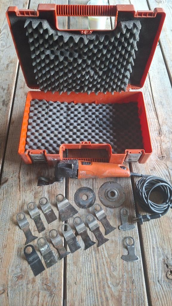 Fein FSC2.0 Multitool Multi tool 400 Watt Met 16 zaagjes, ., Ophalen of Verzenden, Zo goed als nieuw, .