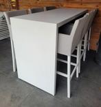 Barset met 6 krukken (tuinmeubels), Ophalen, 6 zitplaatsen, Aluminium, Zo goed als nieuw