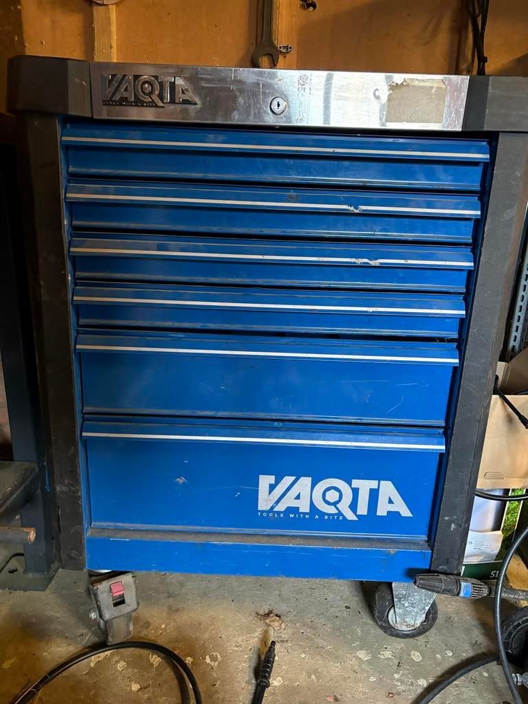 Vaqta gereedschapswagen incl gereedschap, Ophalen, Gevuld, Gebruikt