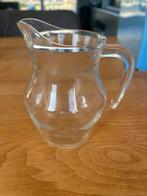 Klein waterkaraf glas, Gebruikt, Overige kleuren, Ophalen of Verzenden, Glas