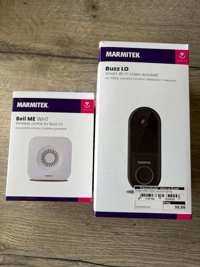Marmitek deurbel en gong, Ophalen of Verzenden, Bewegingsdetectiesensor, Nieuw, Bedraad