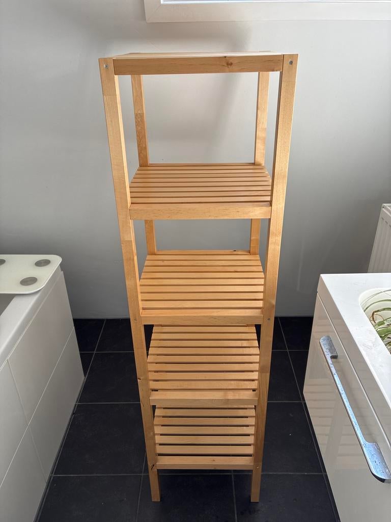 IKEA rek met 5 planken in goede staat, Ophalen, Gebruikt