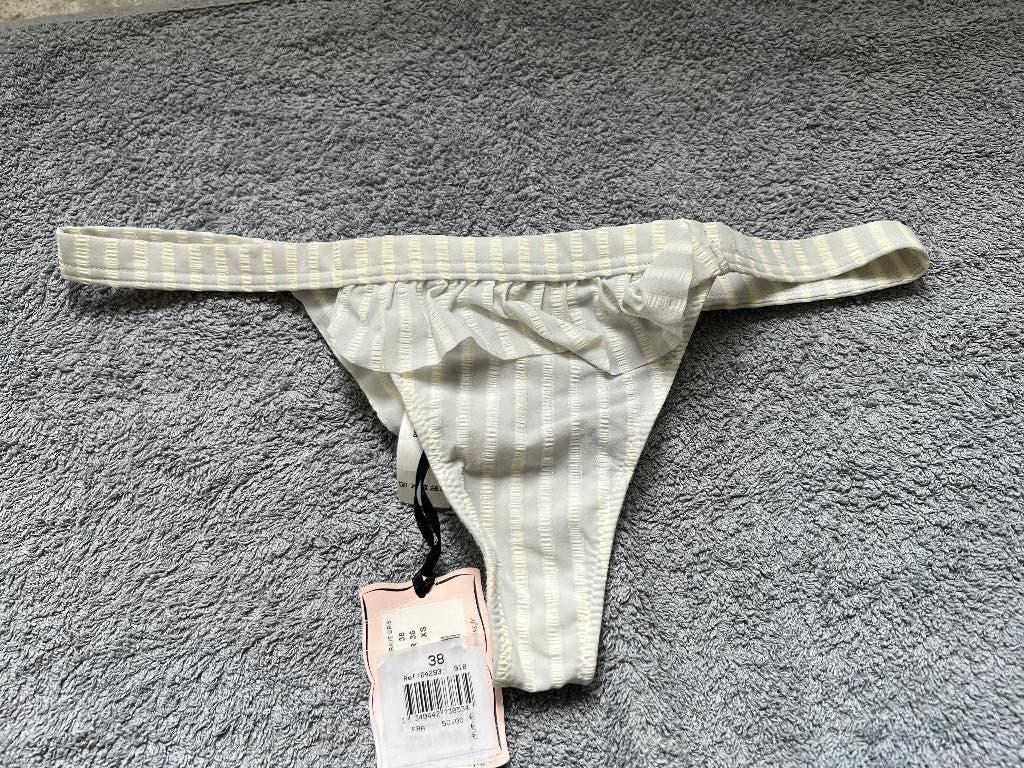 Chantal Thomas string maat 38 kleur grijs, Chantal Thomass, Verzenden, Grijs, String