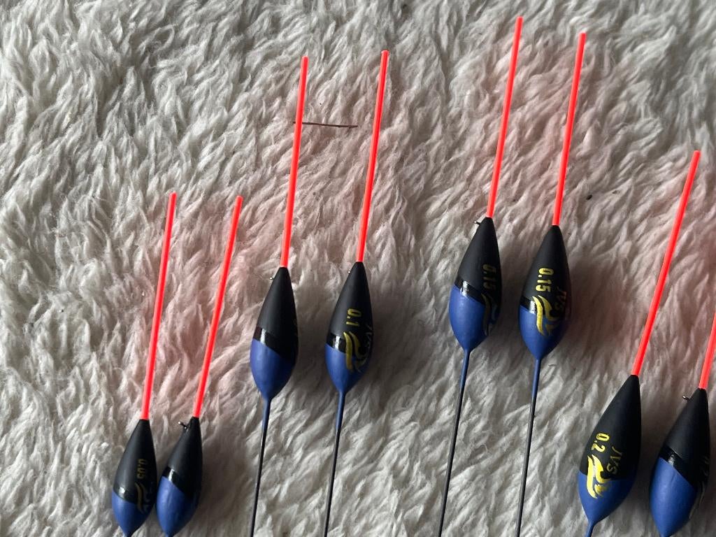 adv 225 /  NIEUW serie 12 dobbers JVS, Watersport en Boten, Hengelsport | Witvissen, Ophalen of Verzenden, Dobber of Lood