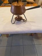 Fondueset koper op spiritus, Ophalen of Verzenden, Zo goed als nieuw