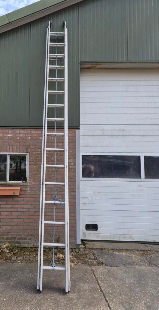 2 delige schuifladder, Ophalen, Zo goed als nieuw, 4 meter of meer