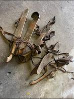 Houten schaatsen, Ophalen