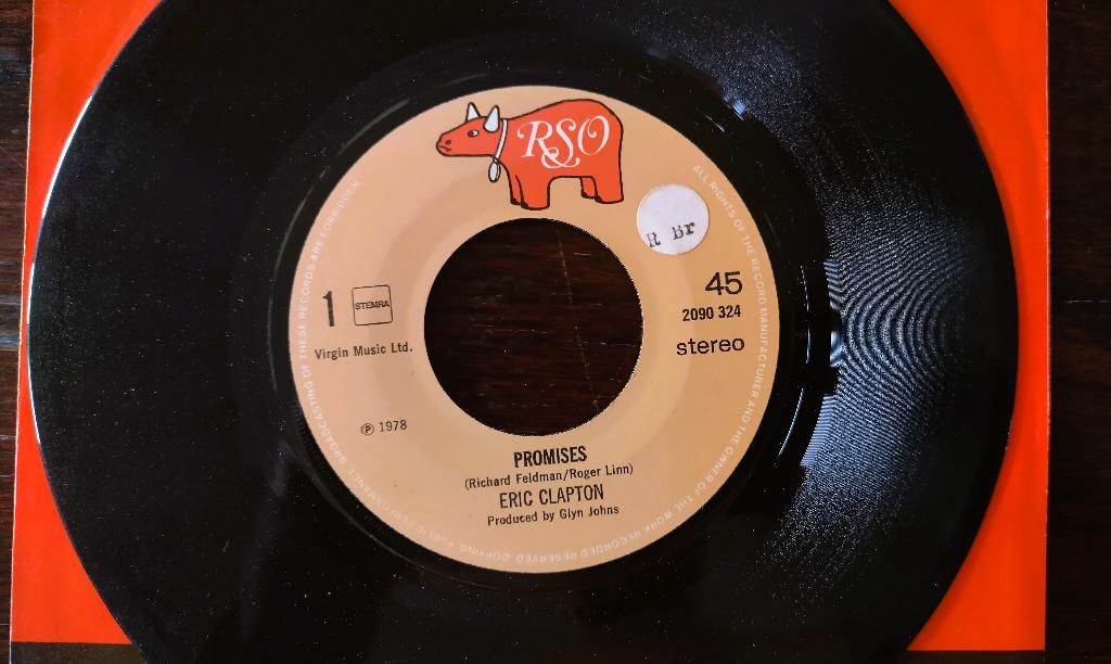 Eric Clapton – Promises, Cd's en Dvd's, Vinyl Singles, Gebruikt, 7 inch, Single, Ophalen of Verzenden