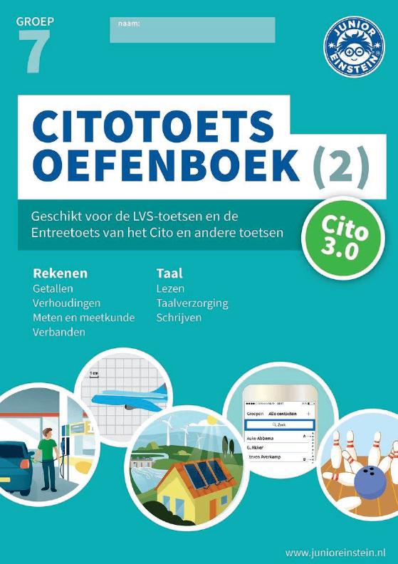 Citotoets oefenboek 2 (groep 7), Ophalen, Zo goed als nieuw, Overige niveaus, Nederlands