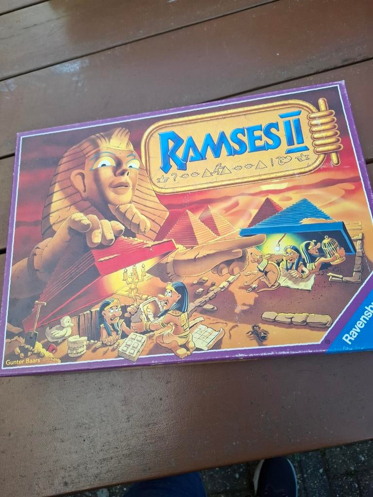 Ramses II bordspel van Ravensburger, Hobby en Vrije tijd, Gezelschapsspellen | Bordspellen, Drie of vier spelers, Ophalen of Verzenden