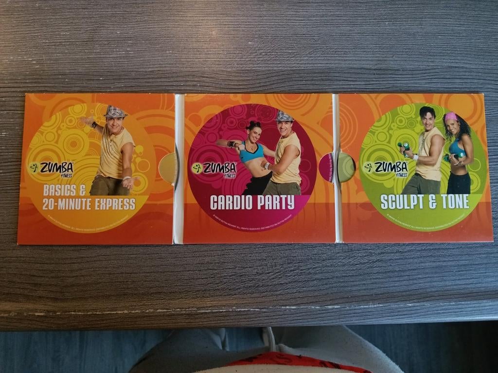 Zumba Fitness DVD Set: Basics, Cardio Party, Sculpt & Tone, Cd's en Dvd's, Cursus of Instructie, Alle leeftijden, Boxset, Ophalen of Verzenden