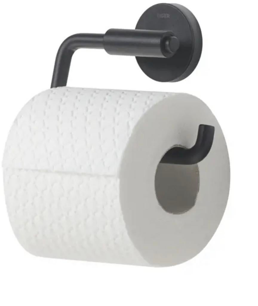 Tiger Urban Zwarte Toiletrolhouder, Ophalen of Verzenden, Nieuw, Zwart, Overige typen