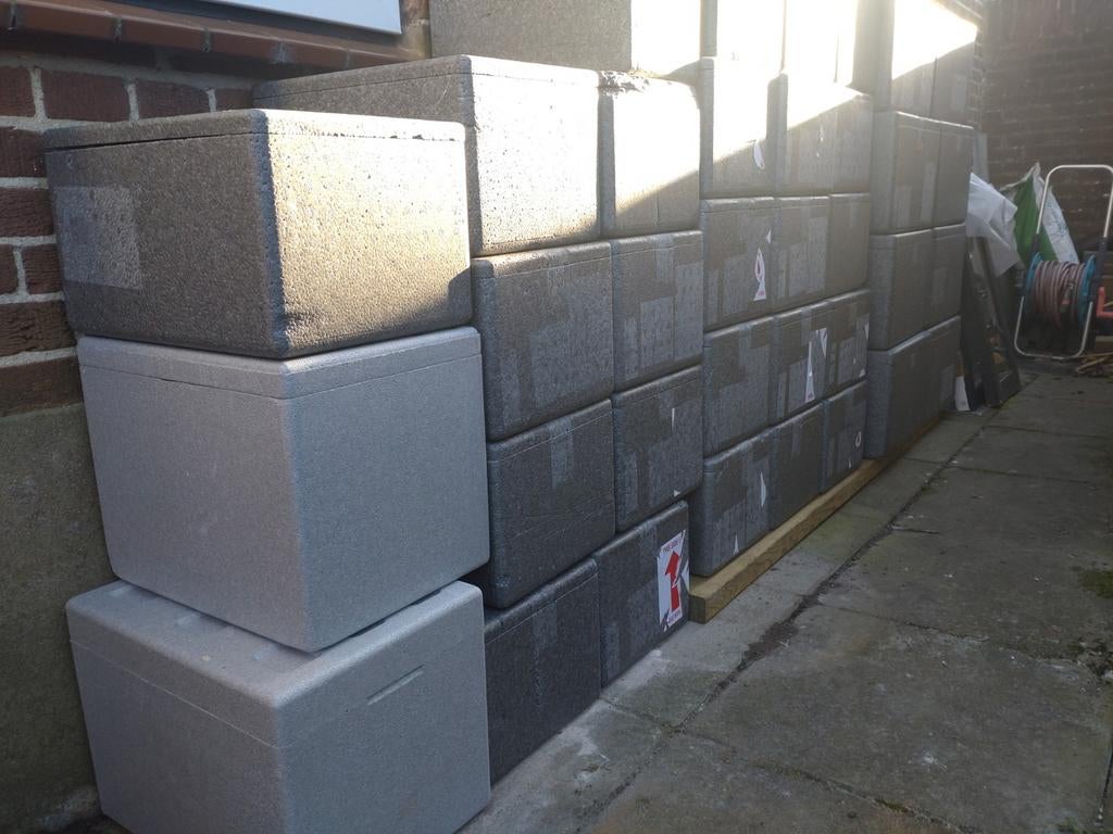 Partij van 40 medische thermoboxen, koelboxen, foodboxen, Ophalen, Koeltas, Koelelement