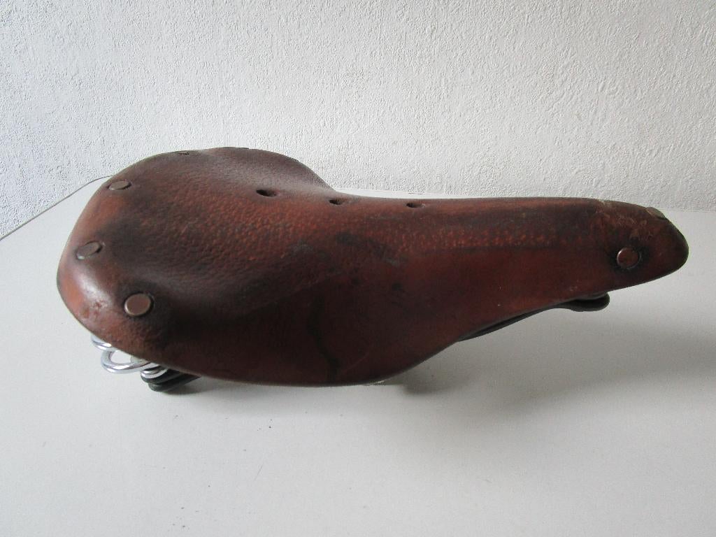 Brooks B66 leren zadel (zie omschrijving)., Fietsen en Brommers, Ophalen of Verzenden, Gebruikt, Zadel, Leer