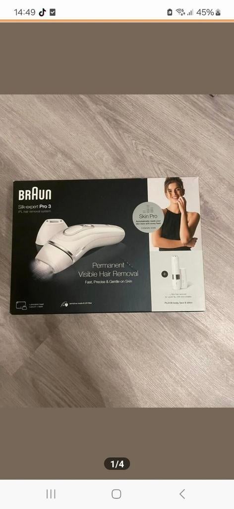 Te koop laser apparaat, Ophalen of Verzenden, Zo goed als nieuw, Scheren en Epileren