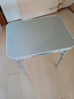 Bo-camp campingtafeltje 60 x 45 cm grijs, Caravans en Kamperen, Ophalen of Verzenden, Zo goed als nieuw, Campingtafel