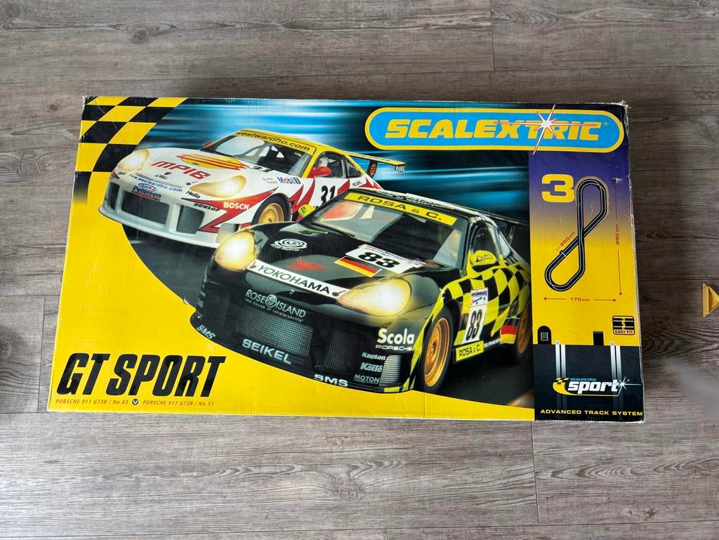Scalextric GT Sport racebaan, Zelf te bouwen, Elektrisch, Ophalen, Overige merken