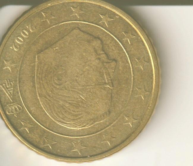 50 cent 2002 belgie, Verzenden, België, 50 cent
