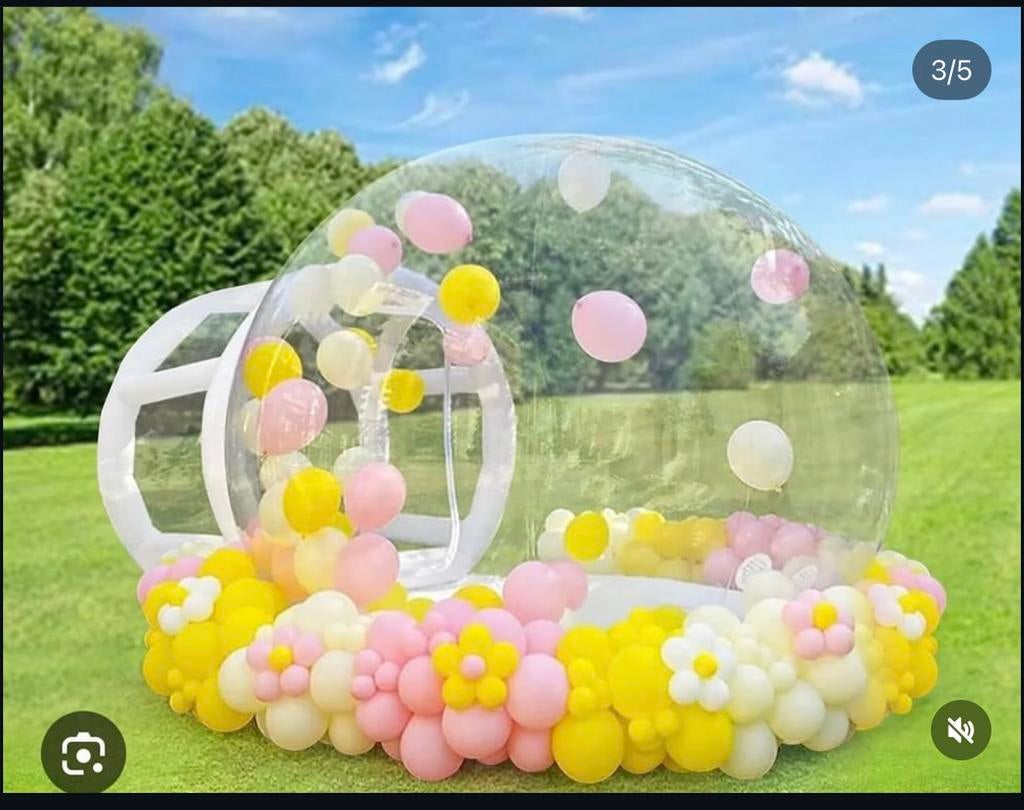 bubble house, Ophalen, Zo goed als nieuw