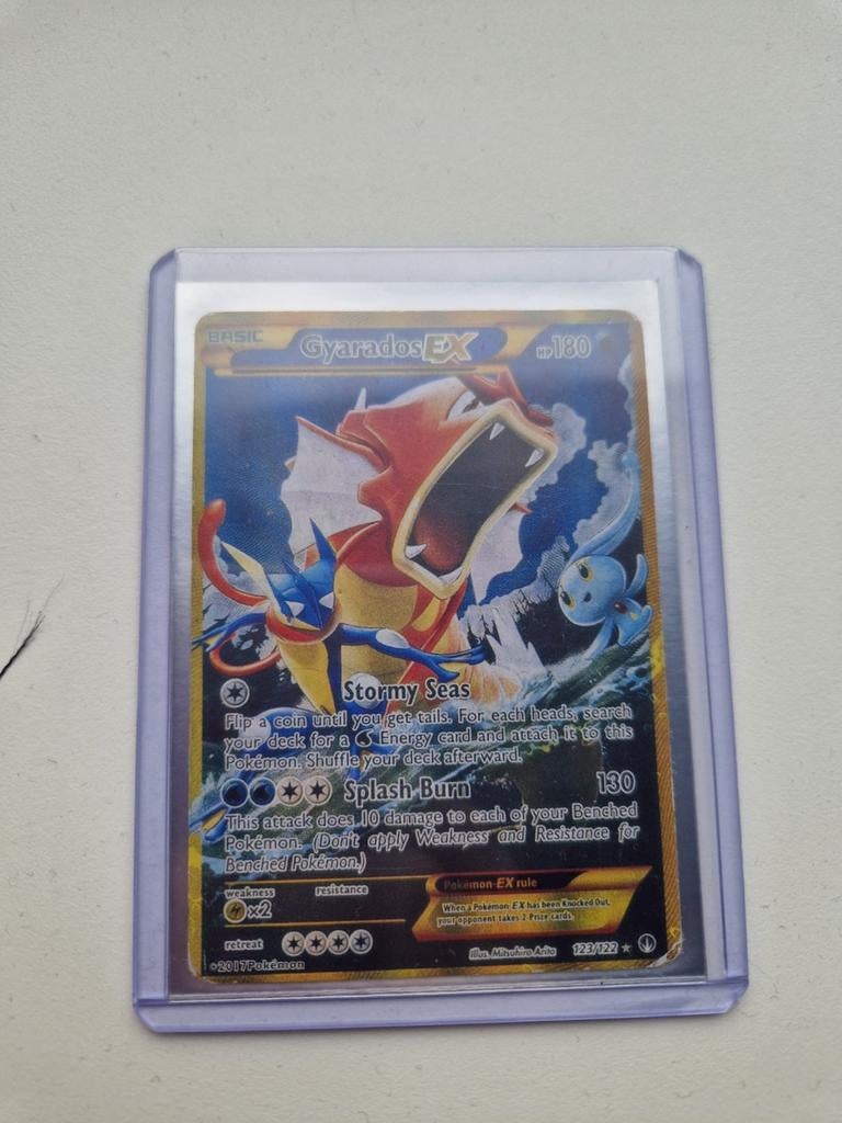Pokémon kaart Gyarados EX 123/122, Ophalen of Verzenden