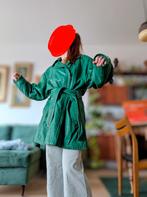 Vintage 1980s 80s lams lederen jas, Maat 38/40 (M), Ophalen of Verzenden, Zo goed als nieuw, Vintage