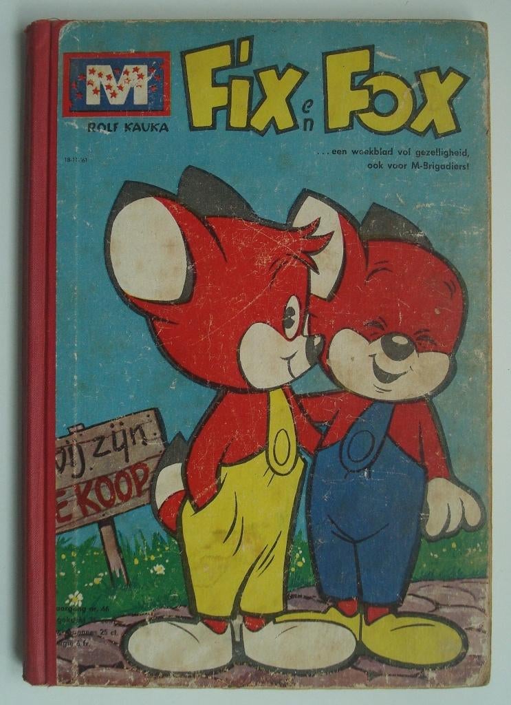 bundeling Fix & Fox, 1e druk uit 1961, Ophalen, Gelezen, Overige typen