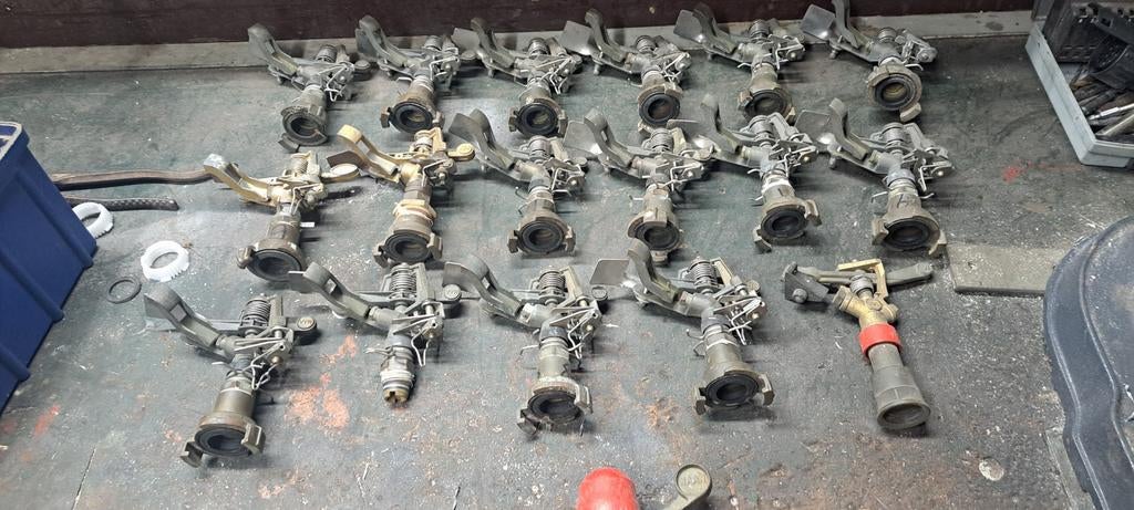 Beregeningssproeiers messing met GK koppeling, 18 stuks, Ophalen of Verzenden