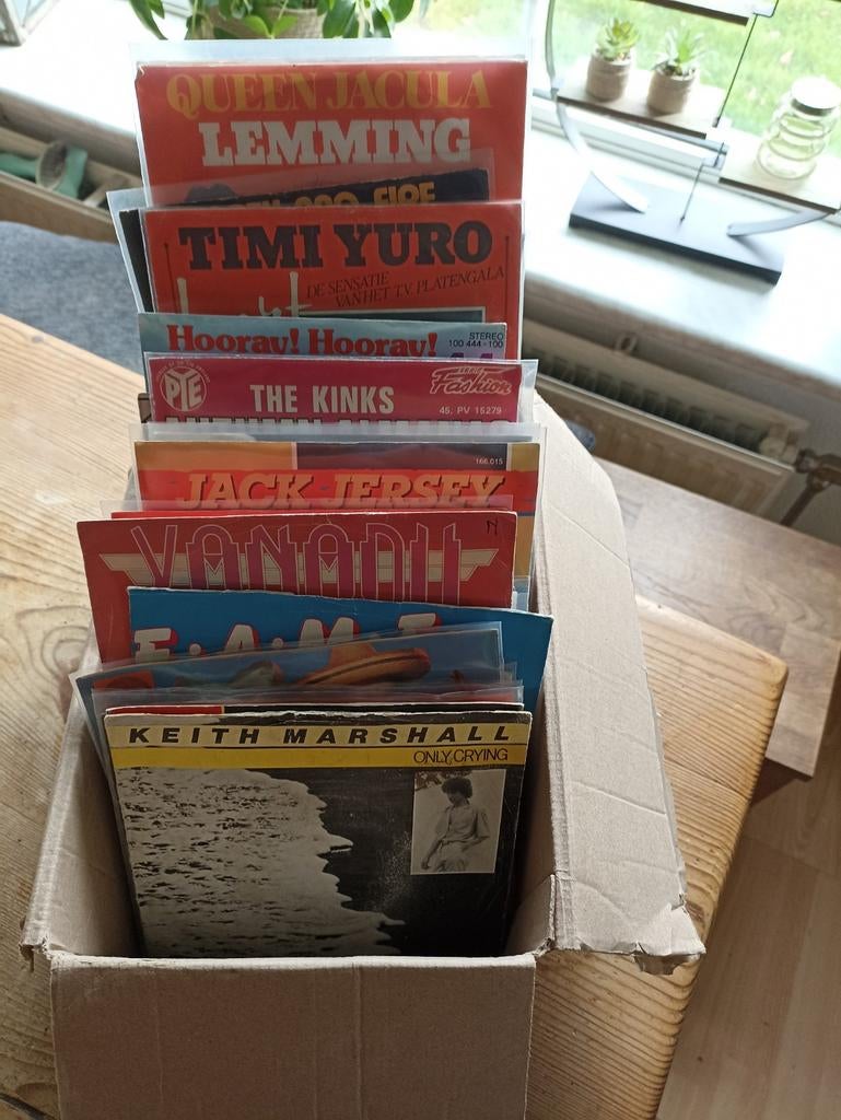 Partij van 100 singles, Ophalen of Verzenden, Gebruikt, Overige genres