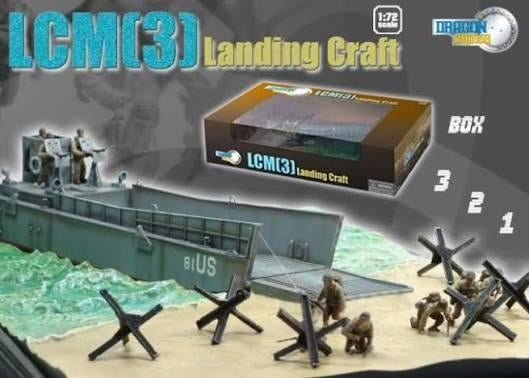 WWII D-Day LCM(3) Landing Craft diorama, Ophalen of Verzenden