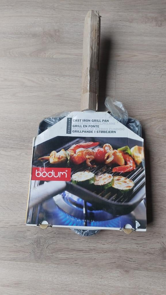 Bodum Chambord gietijzeren grillpan *Nieuw*, Ophalen of Verzenden, Nieuw