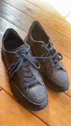 Croco print sneakers van Giorgio, blauw/zwart, 42 zgan, Blauw, Ophalen of Verzenden, Sneakers of Gympen, Zo goed als nieuw