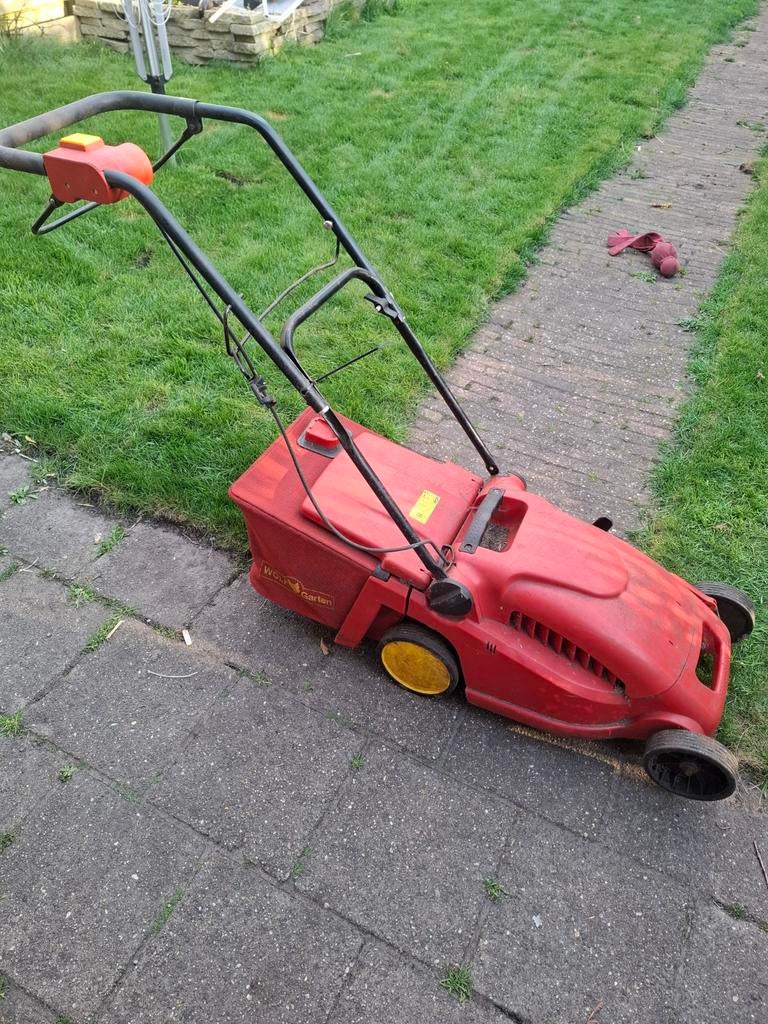 Wolf-Garten elektrische grasmaaier, Ophalen of Verzenden, Gebruikt, Opvangzak