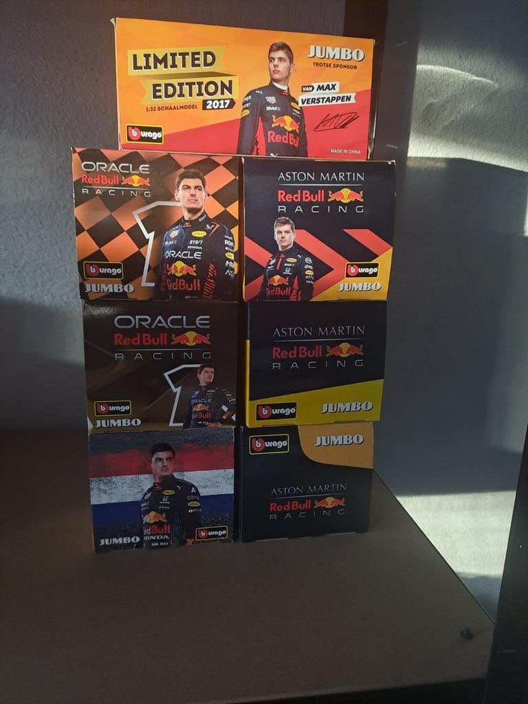 7x max verstappen auto's, Ophalen of Verzenden, Nieuw