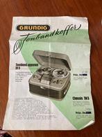 Bandrecorder folder prijs lijst grundig, Audio, Tv en Foto, Bandrecorders, Ophalen of Verzenden, Bandrecorder